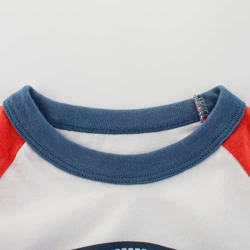 27KIDS Korean version of children's clothing, boys' new autumn clothing, children's long-sleeved T-shirt, car baby top, one piece consignment sale