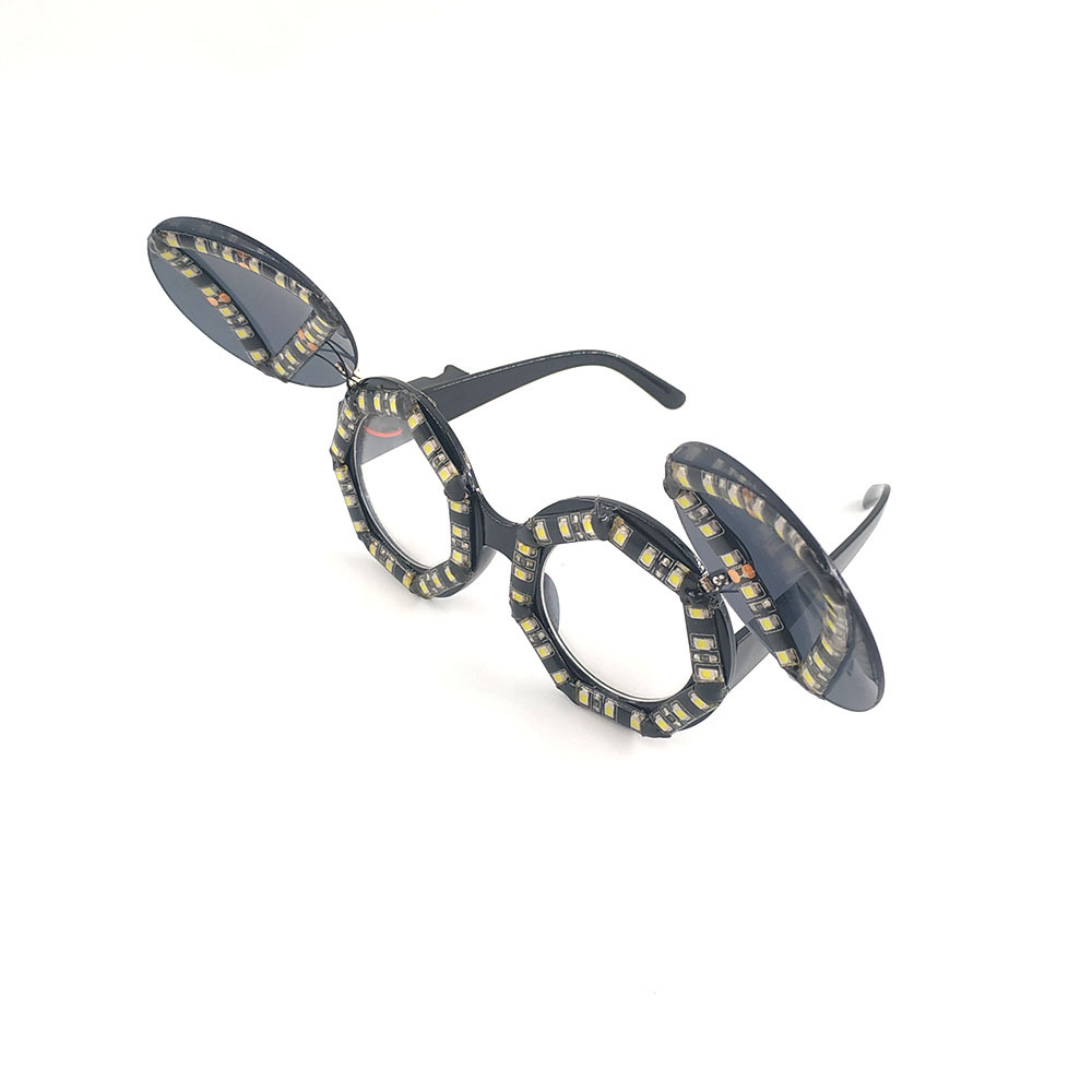 Nuevo LED gafas luminosas bar discoteca etapa rendimiento flash oferta especial nuevas gafas láser
