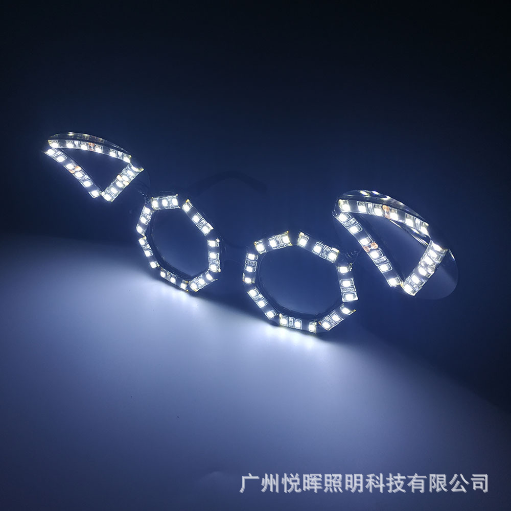 Nuevo LED gafas luminosas bar discoteca etapa rendimiento flash oferta especial nuevas gafas láser