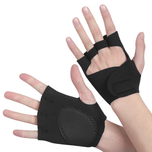 Fitness half-finger outdoor sports cycling men and women mountaineering fitness yoga driving shock-absorbing anti-slip fingerless breathable gloves