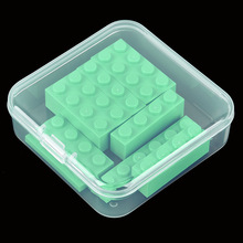 厂家批发PP塑料盒子半透明方形电池小工件盒65x65x20 产品包装盒