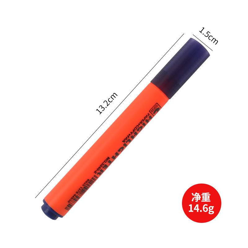 Star3240 8-color marcador al por mayor estudiante marcador clave marcador oblicuo cabeza gancho marcador