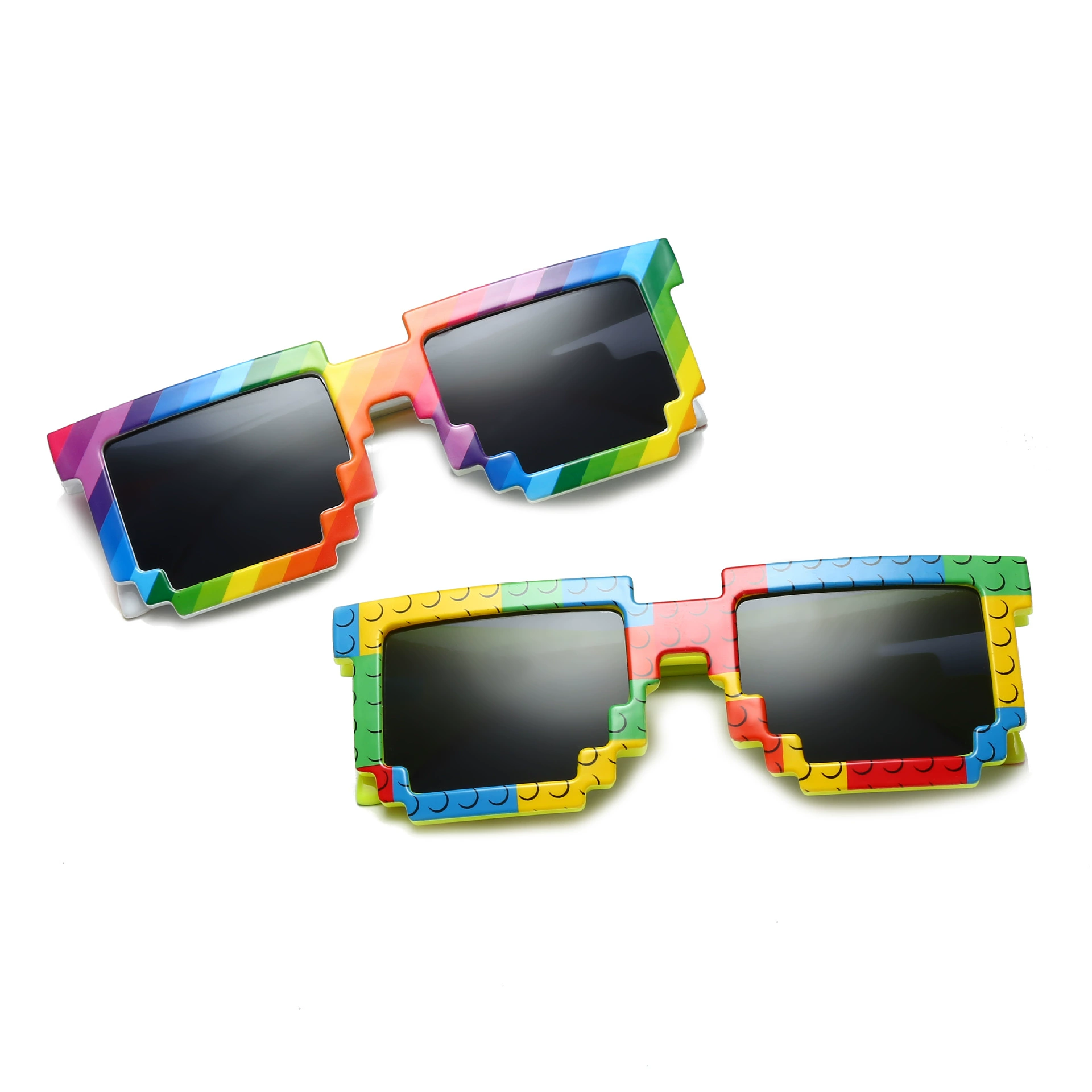 Rainbow sunglasses, glasses solar-powered, 2025 years