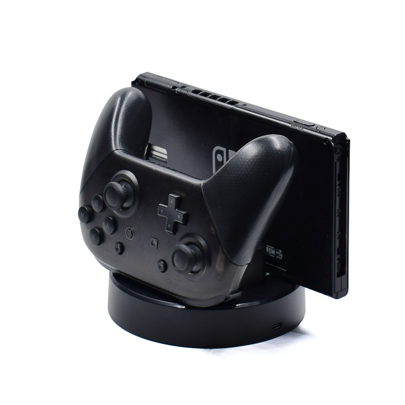 Suitable for Nintendo switch 6IN1 seat charger joy-con handle four-charge Pro seat charger host seat charger