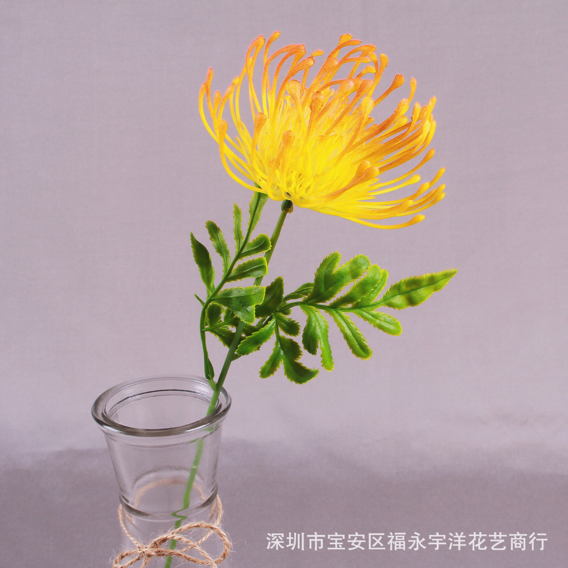 Wedding home plastic simulation flower single simulation pin cushion flower plastic South African imperial flower fake flower supply