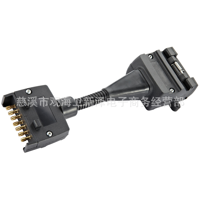 Estándar australiano cross-country camping RV Yacht remolque conector de alimentación núcleo de 7 pines a núcleo de 12 hoyos adaptador estándar australiano