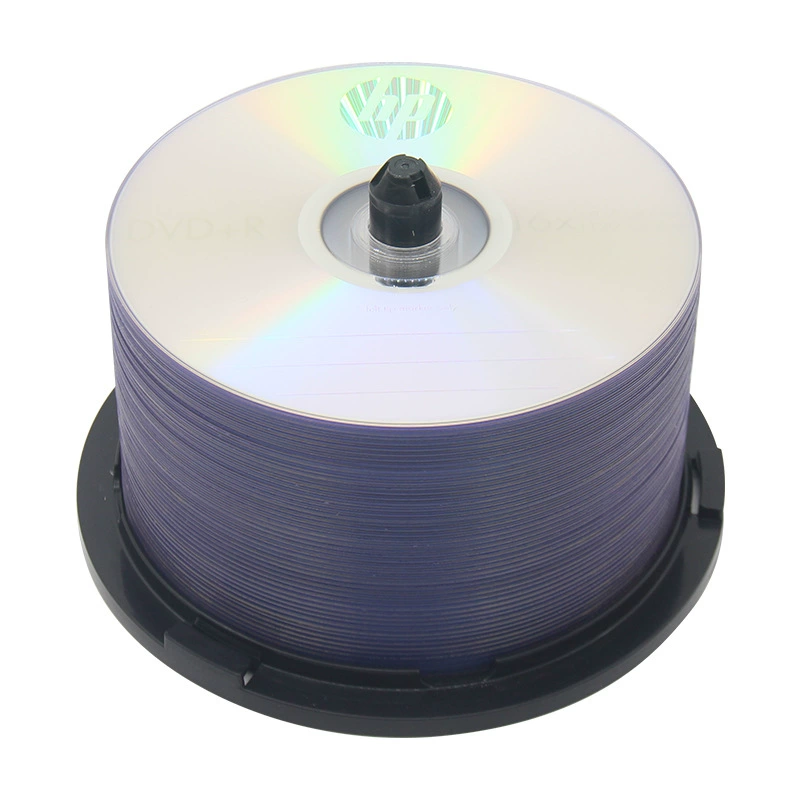 HP DVD-R пустая пластина красно-фиолетовая бизнес CD пустая пластина 4,7 ГБ 16X50 штук барабан данных диск