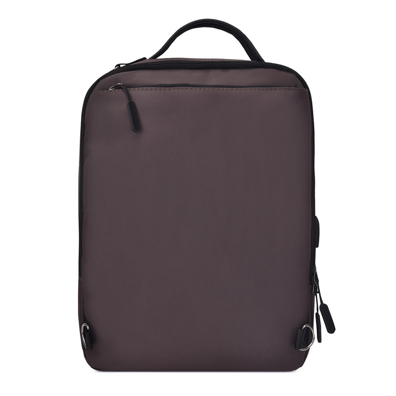 Transfronteriza nueva mochila casual USB mochila Mochila De La computadora de negocios impreso IOGO bolso simple