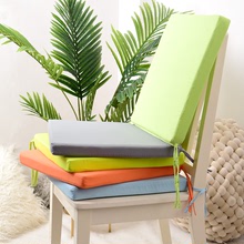 現代簡約戶外方形海綿坐墊加厚純色可拆洗沙發椅子墊座墊批發