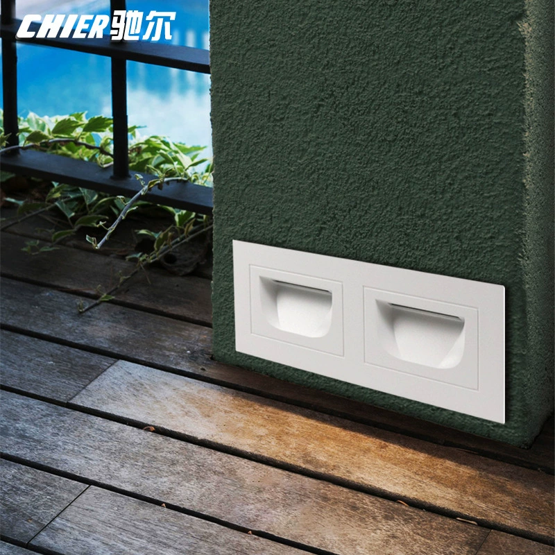 Светодиодный Угловой двор ноги свет отель Вилла открытый IP65 водонепроницаемый лестница шаг свет