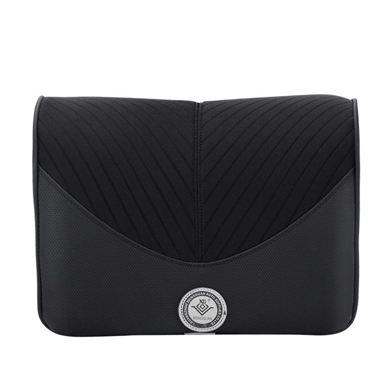 Coche reposacabezas coche cuello almohada coche memoria algodón cervical almohada coche suministros al por mayor color negro a juego pelo