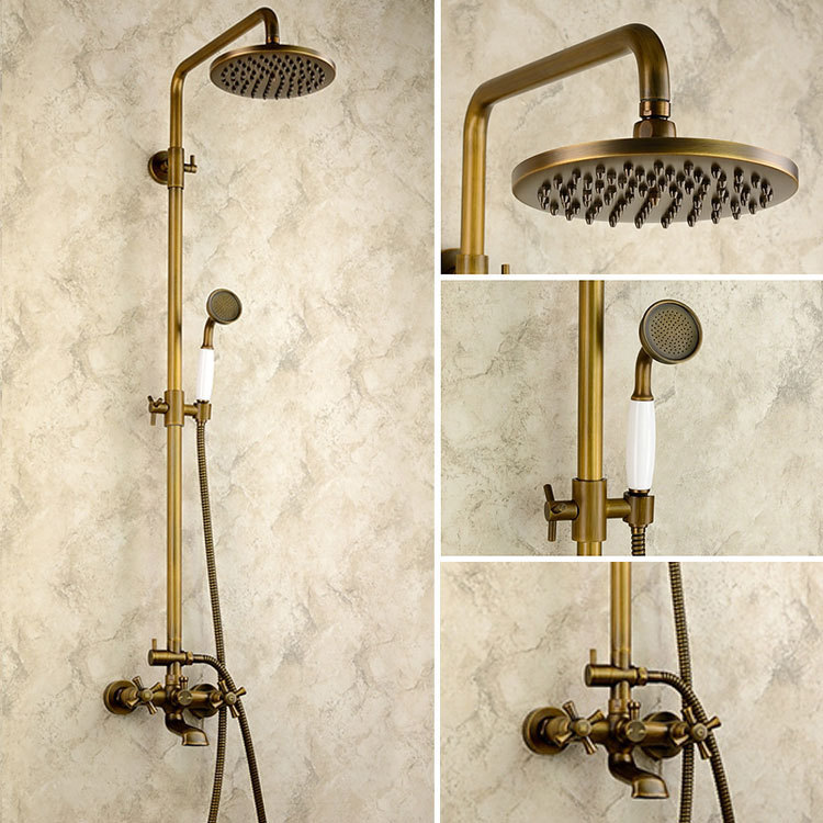 Antique European-style copper shower head suit household bathroom American-style retro copper shower head special offer