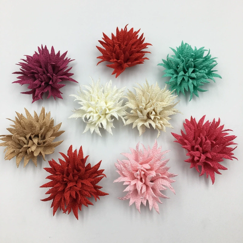 Оптовая Продажа с фабрики корейский ткань ручной работы цветок сосновая игла цветок корсаж обувь цветок DIY ювелирные аксессуары Жемчужный Цветок конопли