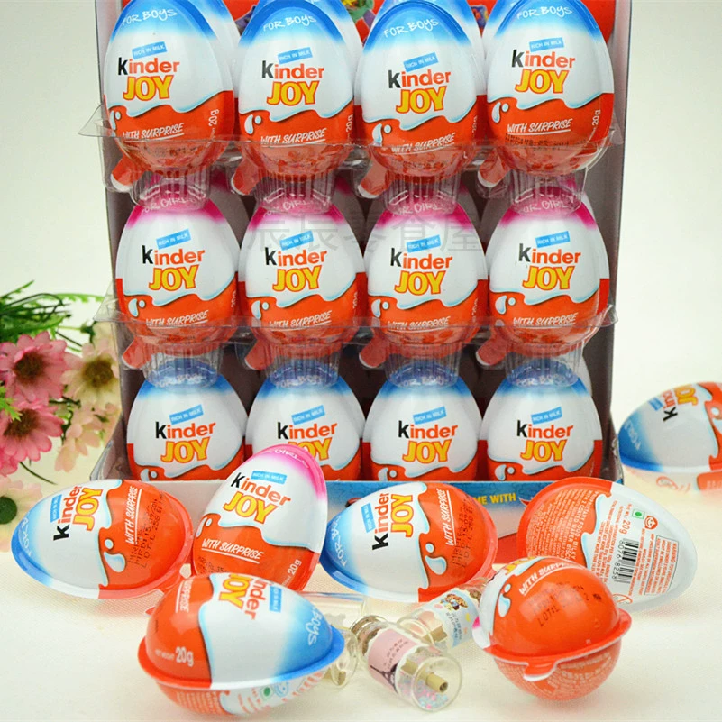 Кукольное (Kinder) Смешное Яйцо-сюрприз, 20 г капсулы — набор подарков на день рождения, варианты для мальчиков и девочек