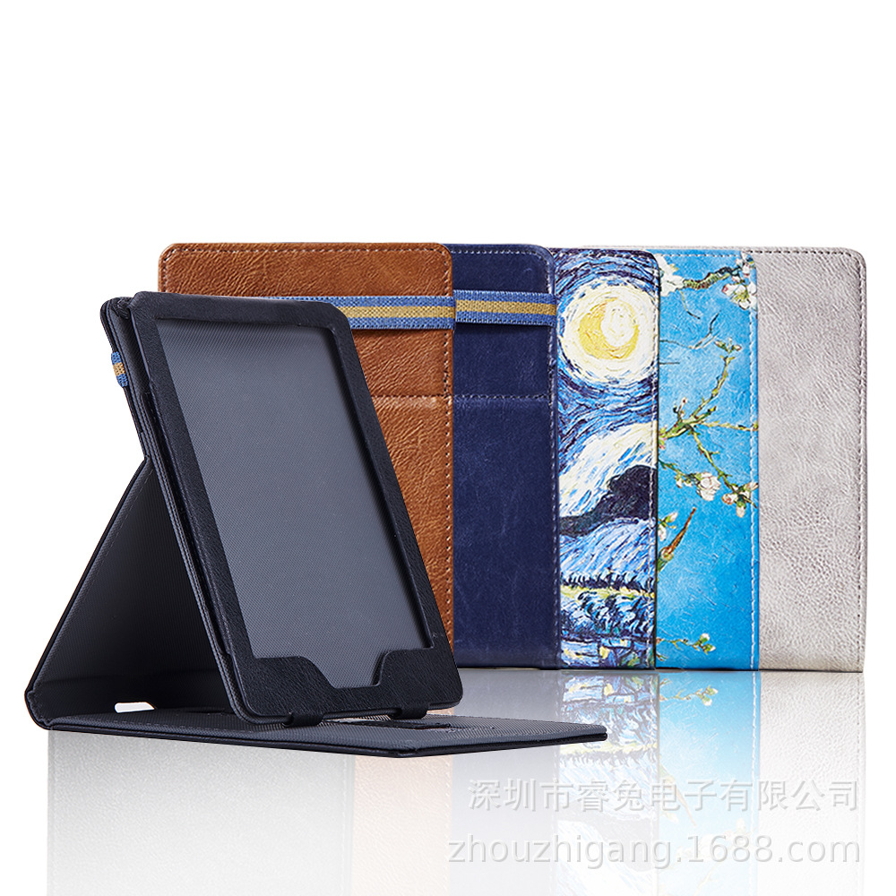 Suitable for e-book protective case kindle series KPW6 7-inch handheld stand model kpw5 reader leather case 2