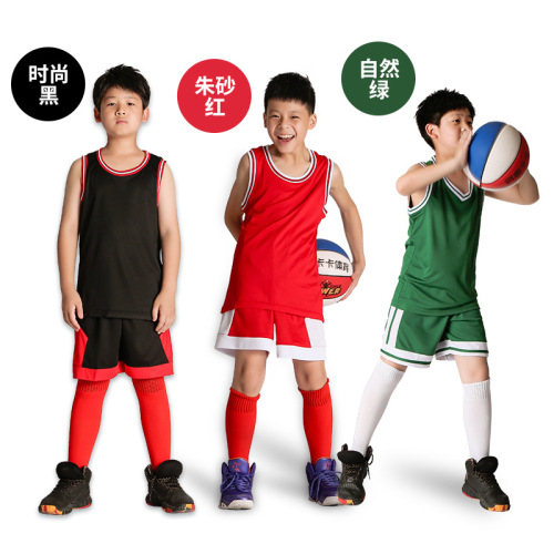Children's basketball suit set for boys middle and large children, kindergarten performance uniform, primary school student basketball jersey, children's basketball clothing