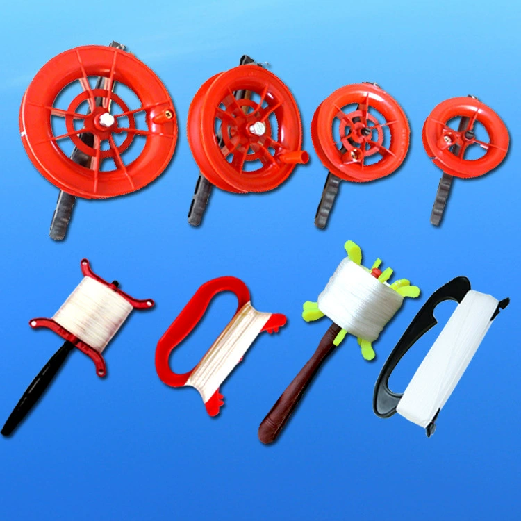 Оптовые продажи Weifang Kite Wheel, детский мультяшный воздушный зонд, цепь линии панели для полета, спутник, красное колесо