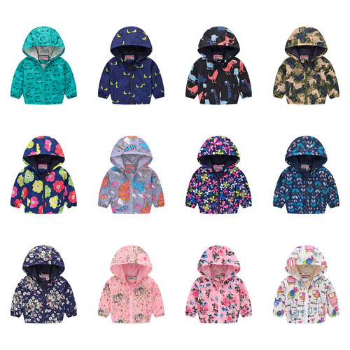 Children's and Toddlers' Jackets for Spring and Autumn - Thin, Caped, Cute and Fashionable Zip-Up Outerwear for Young Kids