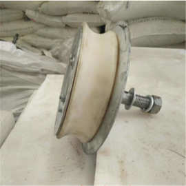 煤矿猴车滑轮 单拖轮架 空乘人索道双托轮 图片 参数