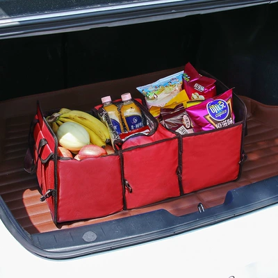 three-compartment folding, Car storage bag/box