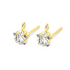 Earrings, zirconium, accessory handmade, silver 925 sample, wholesale