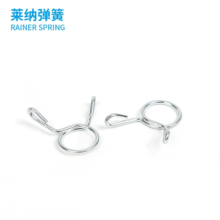 Стальной проволочный зажим пружинный стиральная машина сливной трубы зажим цвет цинковый Зажим Кольцо масляная труба зажим горловины трубы