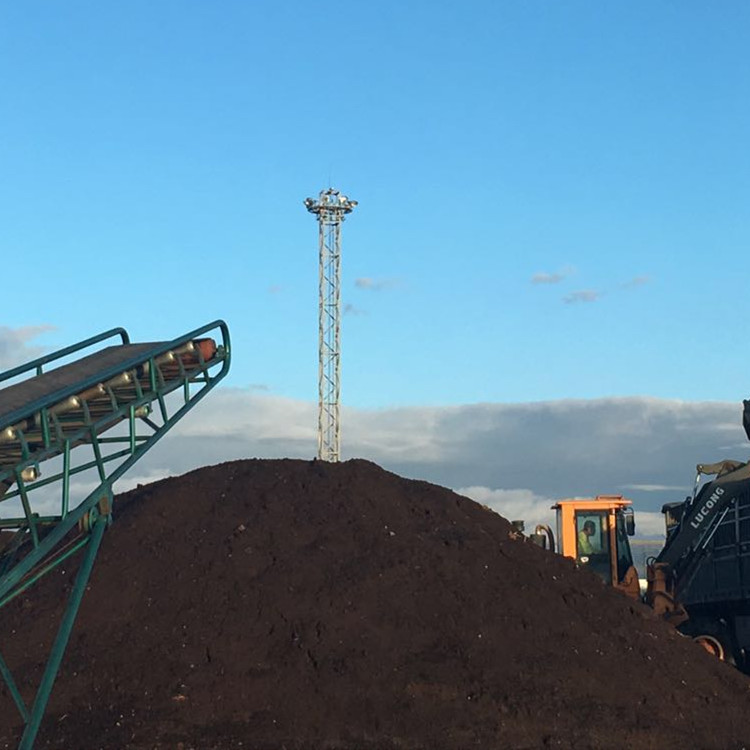 来自内蒙古大草原白色袋子包装羊粪有机肥