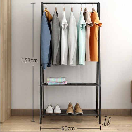 Clothes rack simple coat rack bedroom floor assembled coat rack household simple modern coat rack factory direct sale
