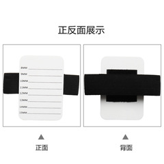 Grafting eyelash scale board portable white acrylic eyelash version tea mountain flower blooming hair removal table with straps