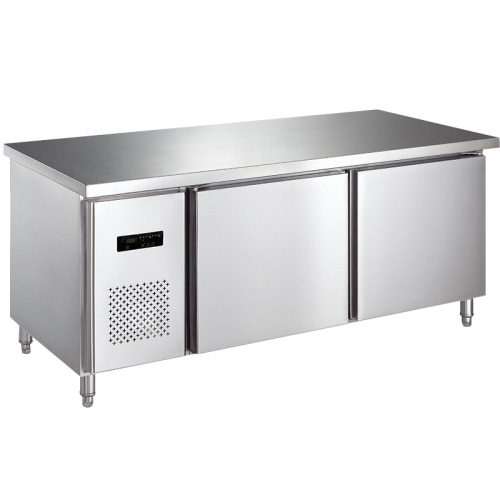 Opticool Refrigerated Display Cabinet Commercial Milk Tea Shop Kitchen Equipment Stainless Steel Freezing Workbench Fridge