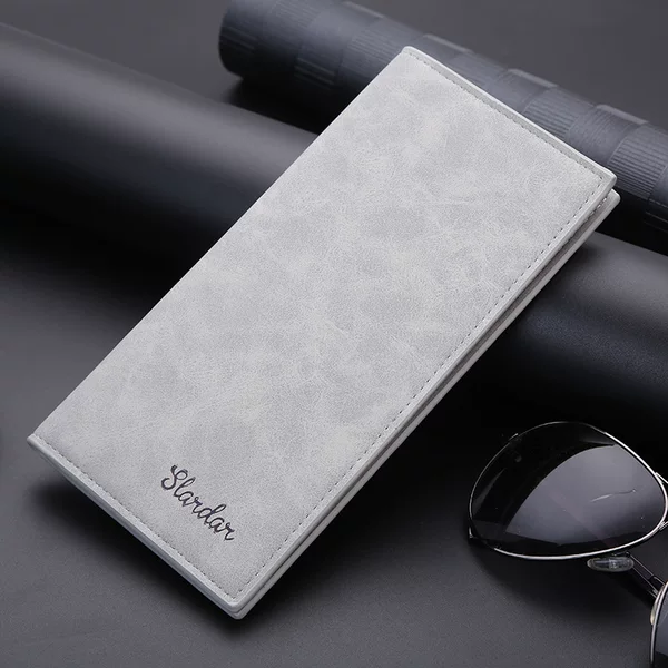 Men's Wallet Men's Long Fashionable Student Vintage Wallet Japanese and Korean Style Card Bag New Style Personalized Thin Wallet for Young Boys