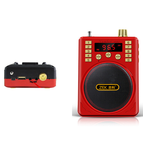 Zhidke 109A Teacher Microphone, Teaching Tour Guide Recording Waist-Borne Portable Amplifier, Radio, Jinzheng