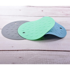 Scandinavian-style silicone dinner mat wholesale home insulation mat children's round dot tableware mat Western-style tablecloth