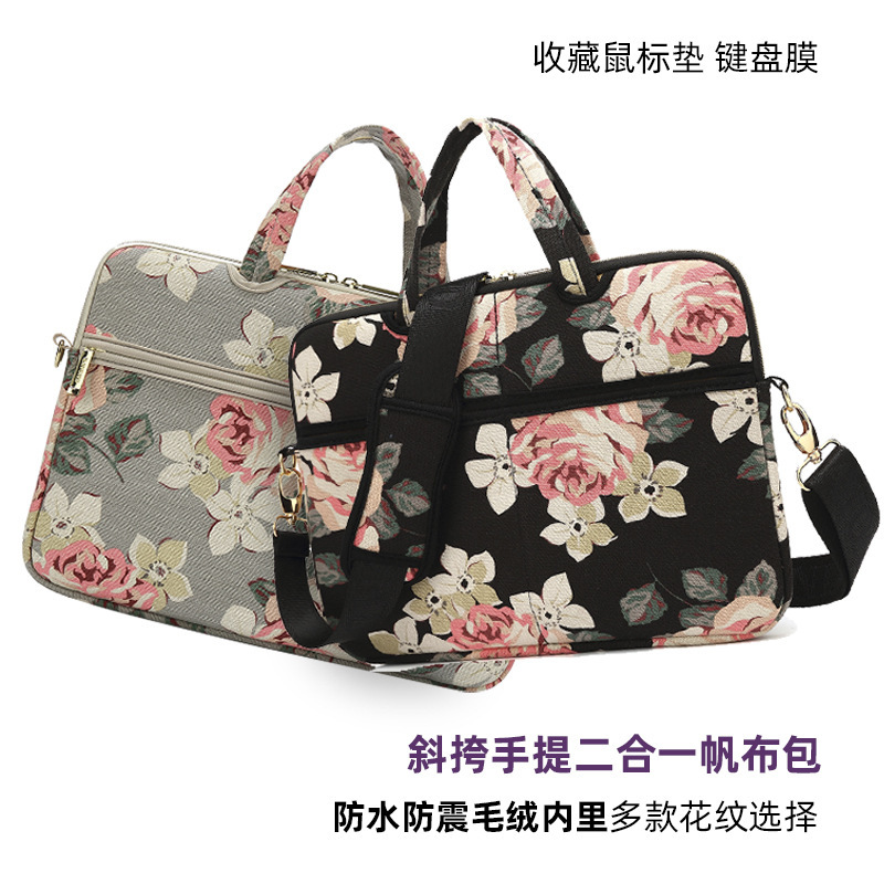 Kayond Laptop Sleeve Satchel Shoulder Bag 11 Inches 12 Inches 13.3 Inches 14inch 15.6inch Computer Bag