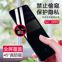 適用OPPO A36 A96 K9X Reno7 RealmeQ3S防偷窺手機鋼化膜廠家批發