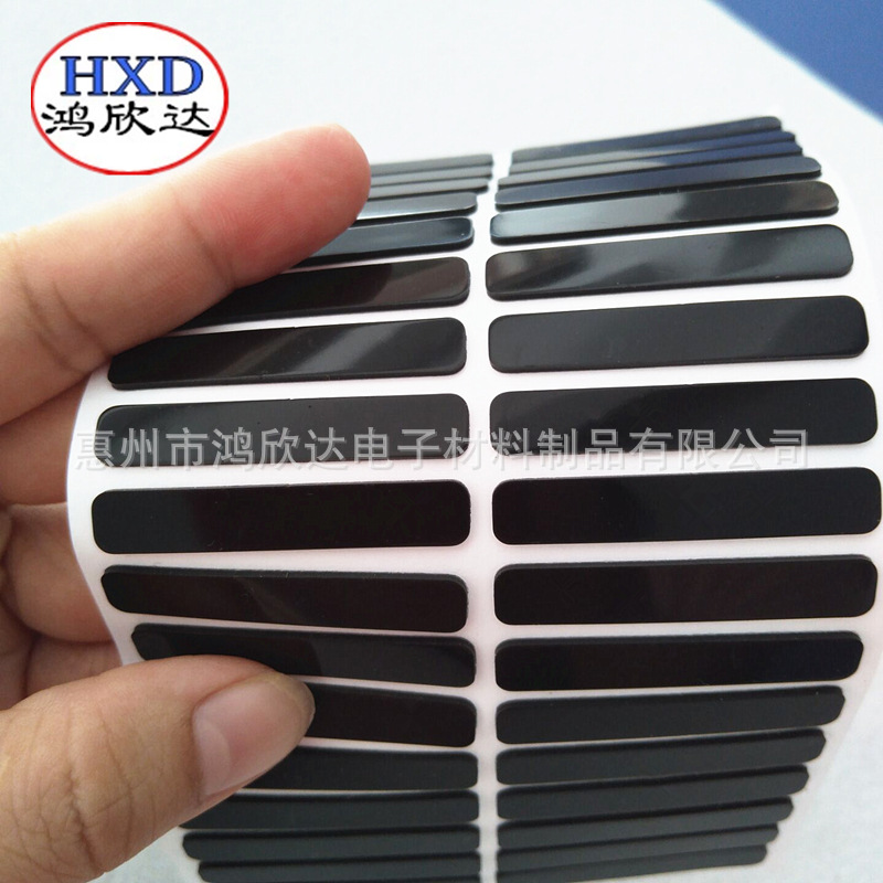 厂家直销圆形耐磨音响脚垫椅子防滑硅胶脚垫文具底座黑色方形硅胶