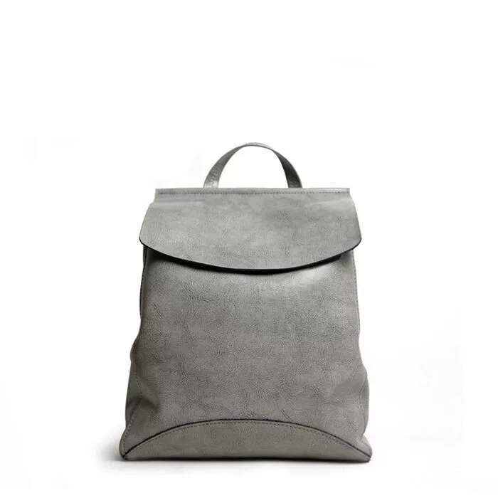 Backpack, fashionable universal leather shoulder bag
