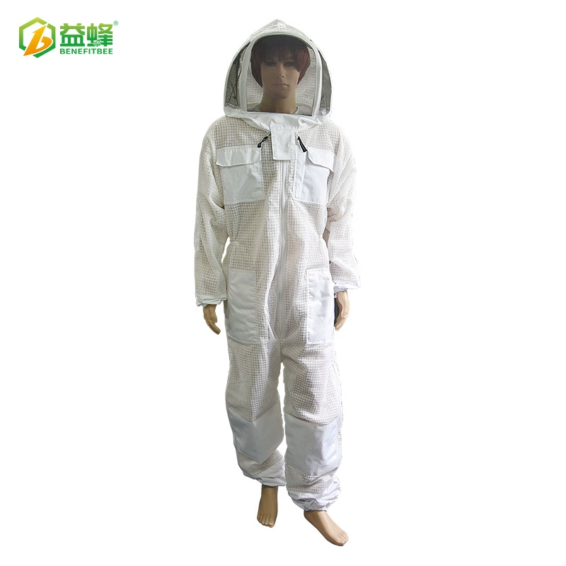 Новый экспортный Тип внешней торговли, дышащий цельный костюм против пчелы, специальная одежда для ловли пчел и принять мед, высокое качество, защита от потаскивания по прейскуранту завода-изготовителя