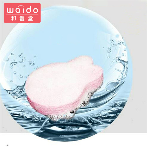Japanese newborn baby bath sponge, bath cotton, wood pulp, child bath, mud artifact, sling towel