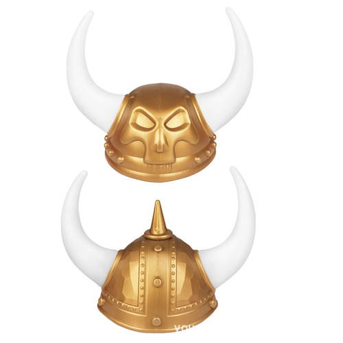 Halloween costume props, masquerade ball party hats, devil Viking pirate hats, horned general hats
