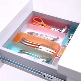 日式创意家居 抽屉餐具整理盒 收纳盒 自由分隔 单个装