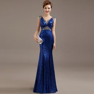 Banquet Evening Dress 2024 New Fishtail Sexy Long Cheongsam dress Hosts Amazon Banquet Dress