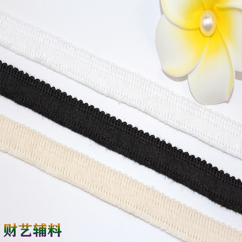 厂家现货供应1.5cm全棉排须花边 服装辅料多色窗帘财艺棉线花边