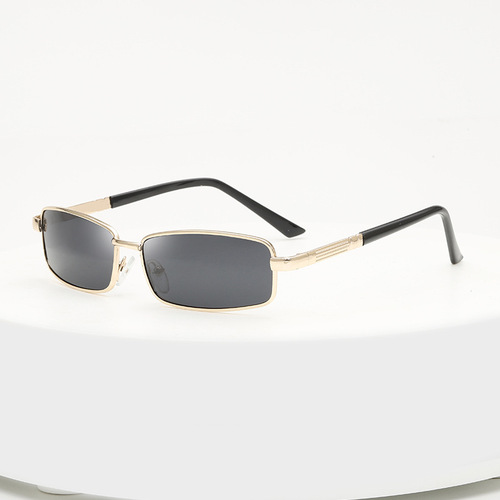 Ole Ole 2043 Small Frame Polarized Sunglasses for Men, Driver Driving Sunglasses, Metal Fishing Sunglasses