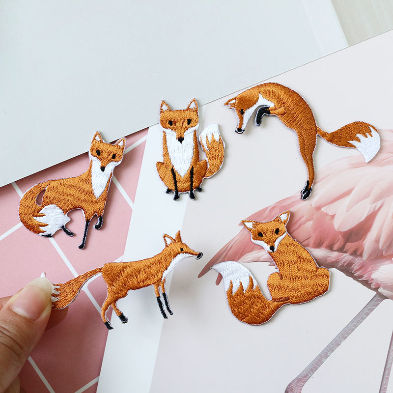 Fox Multi-Form Small Clothes Sticker Patch Sticker Shoes and Hats Bag Decoration Hand Account diy All-Match Fashion Ironing Sticker Fox Multi-Form Small Clothes Sticker Patch Sticker Shoes and Hats Bag Decoration Hand Account diy All-Match Fashion Ironing Sticker