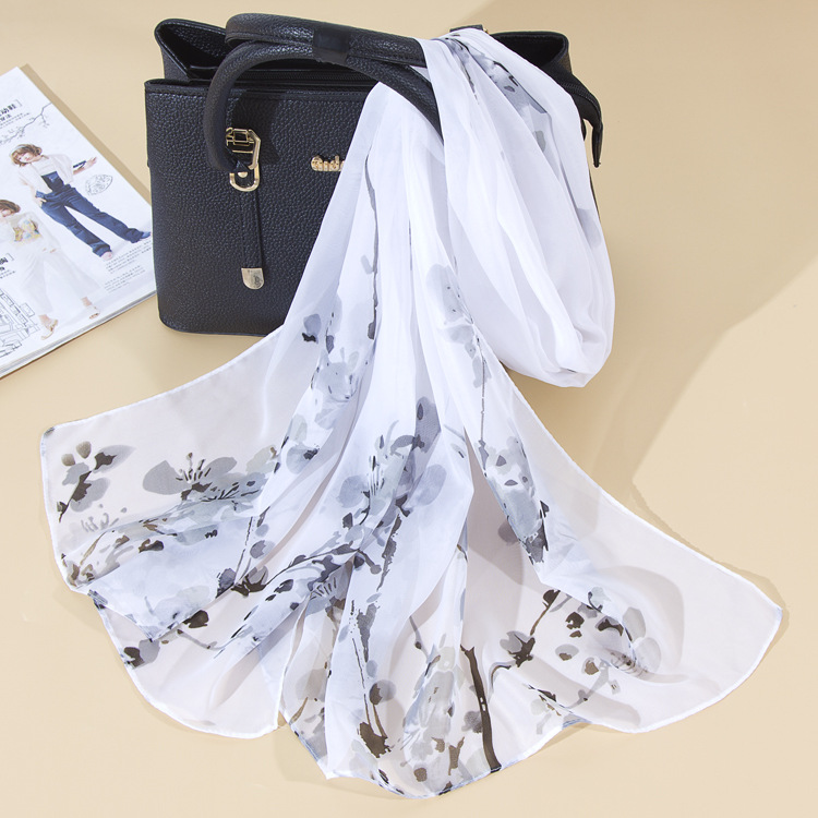 Damen Sommer Halstuch Aus Eisseide Elegantes Koreanisches Tuch_voghion.com