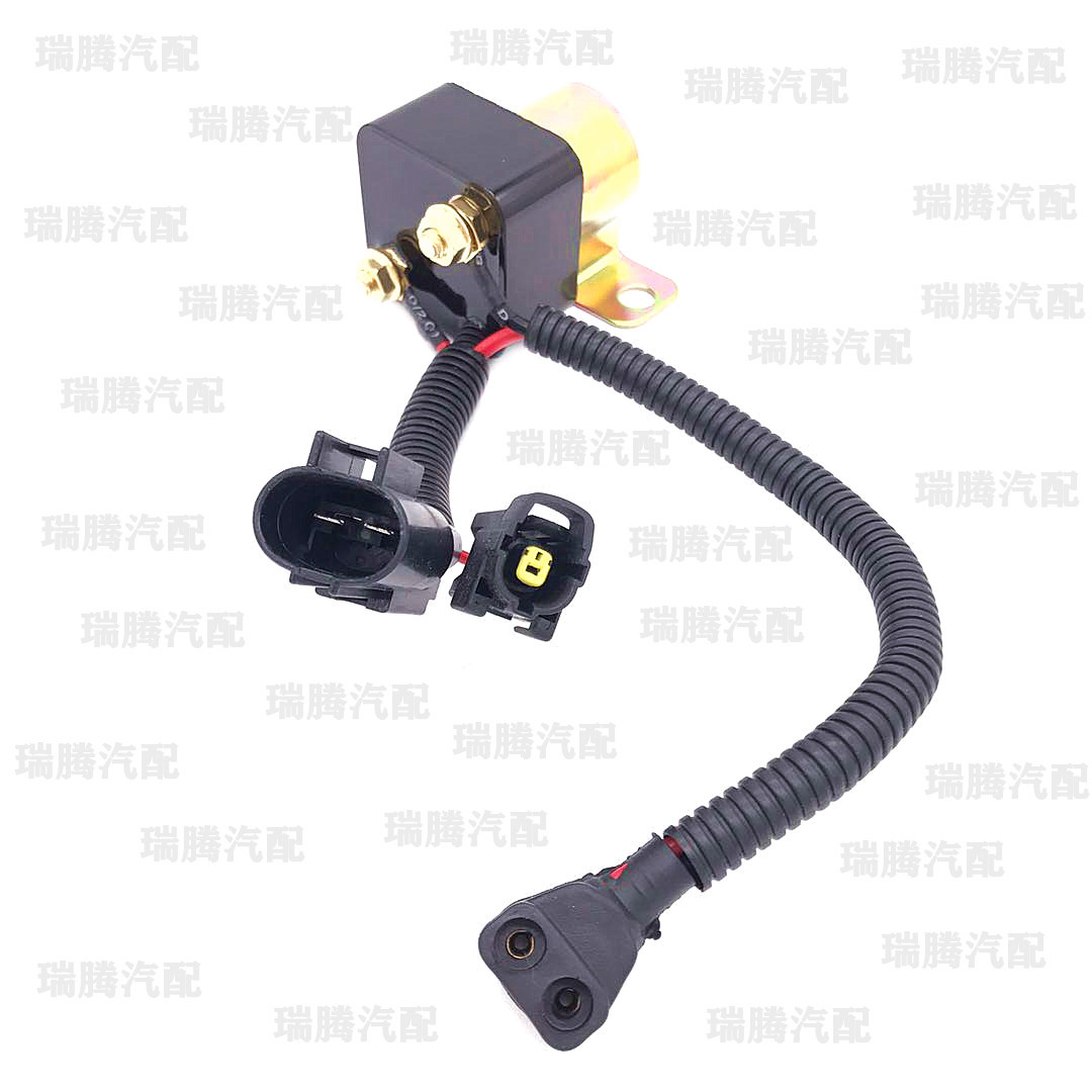 Electric relay, engine