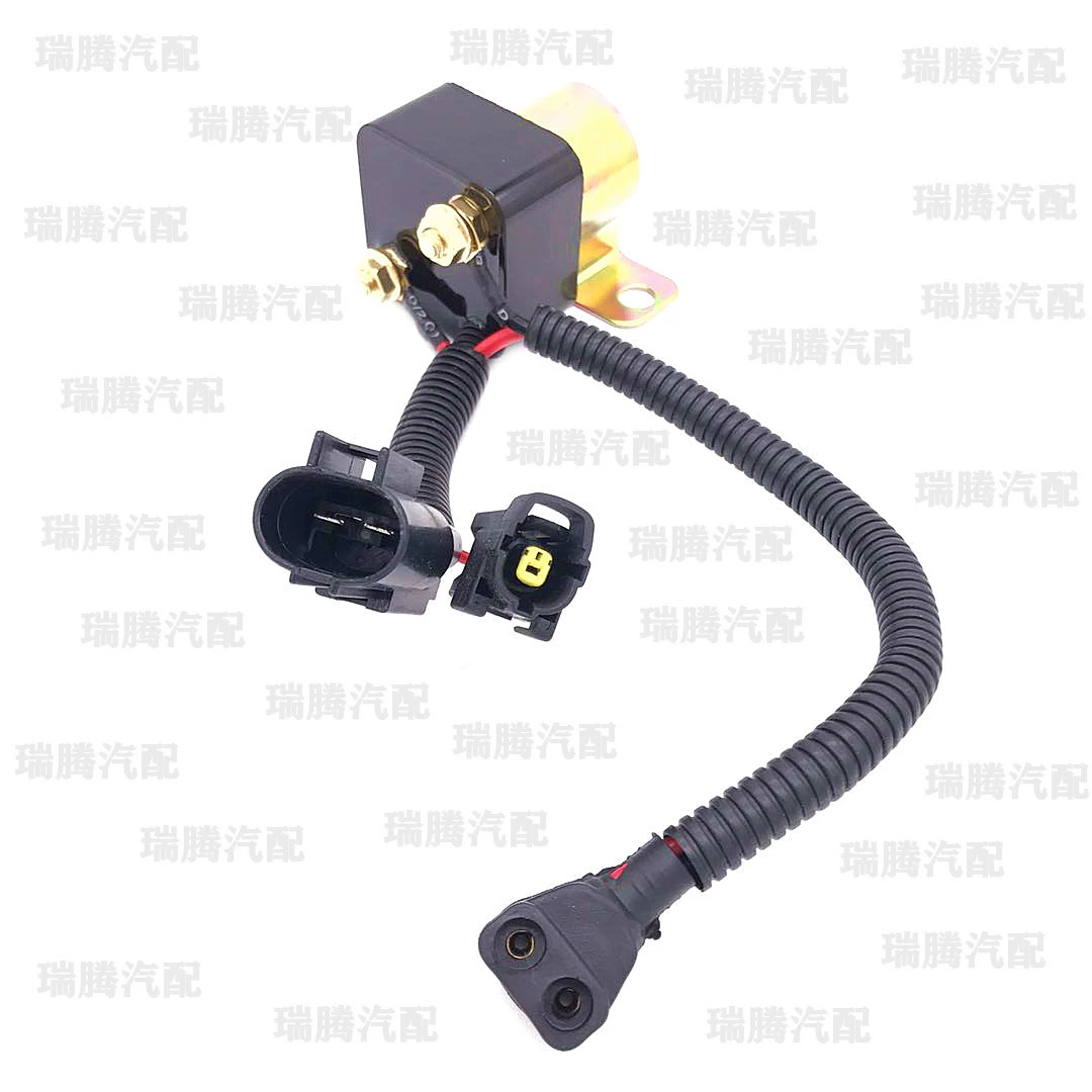 Electric relay, engine