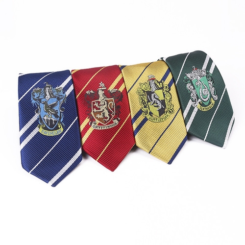 Harry Potter tie LOGO badge college style tie cosplay Harry Potter four college ties