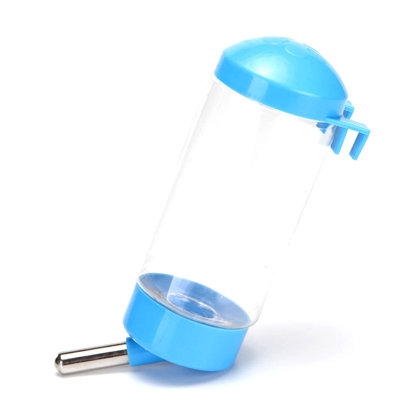 Jaula colgante taza de agua para mascotas dispensador de agua para mascotas cabeza de cobre de alta calidad botella de agua para perros mascota colgante dispensador de agua automático